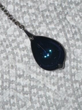 Authentic BACCARAT “Fleurs de Psydelic” teardrop pendant necklace
